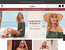 Tablet Screenshot of lulus.com